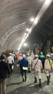 松本市のトンネル工事等を視察してきました！